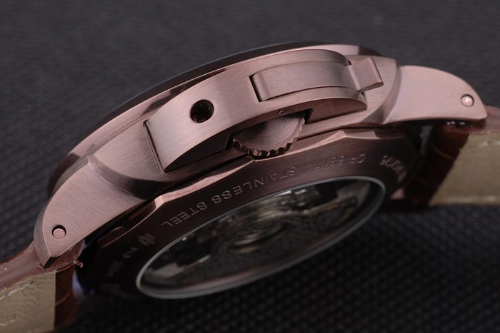 Panerai  Luminor Brown Leather Strap Black Dial 80160 - Image 10