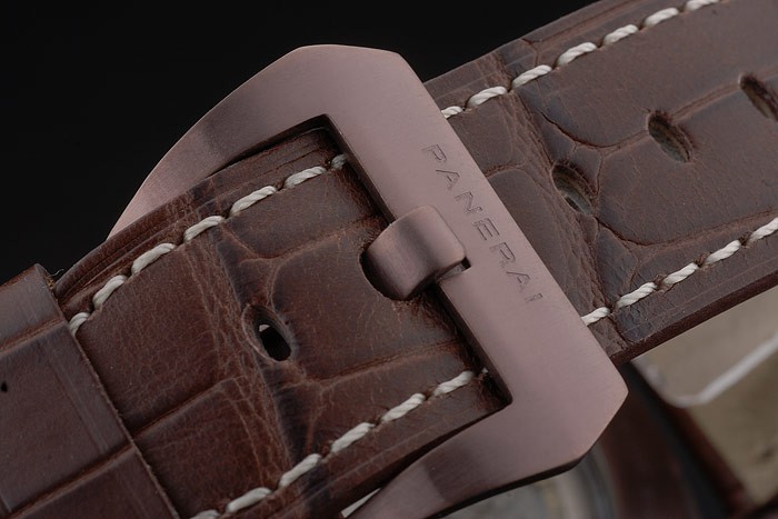 Panerai  Luminor Brown Leather Strap Black Dial 80160 - Image 6