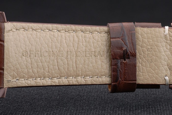 Panerai  Luminor Brown Leather Strap Black Dial 80160 - Image 7