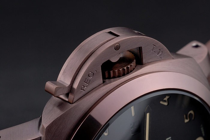 Panerai  Luminor Brown Leather Strap Black Dial 80161 - Image 2