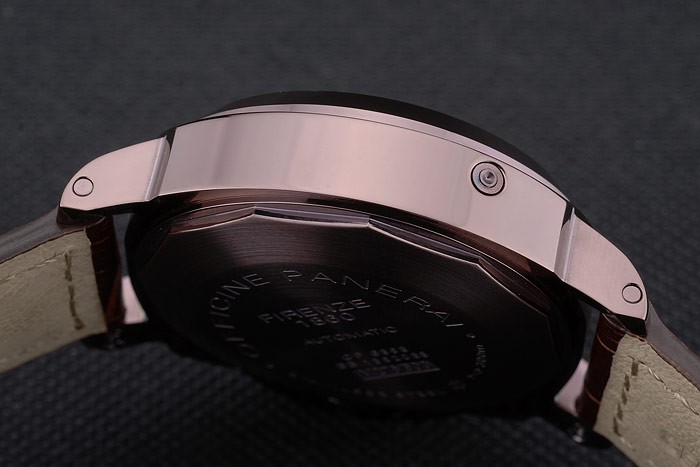 Panerai  Luminor Brown Leather Strap Black Dial 80163 - Image 2