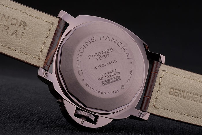 Panerai  Luminor Brown Leather Strap Black Dial 80165 - Image 10