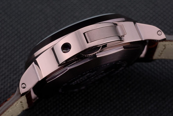 Panerai  Luminor Brown Leather Strap Black Dial 80165 - Image 11