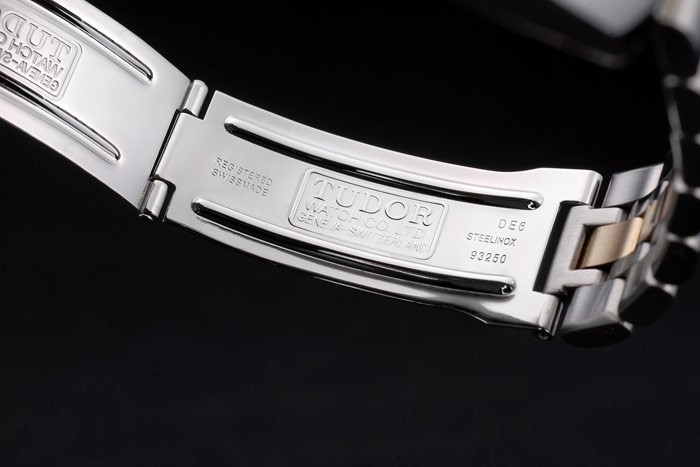 Swiss Tudor Classic Rose Crystal Encrusted Bezel Crystal Encrusted Golden Dial 80304 - Image 6