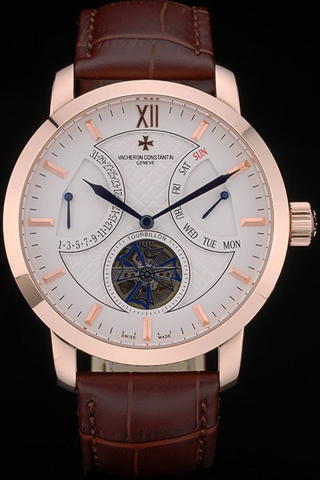 Vacheron Constantin Luxury Leather Watch 80226