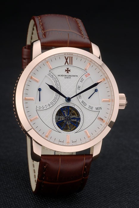 Vacheron Constantin Luxury Leather Watch 80226 - Image 3