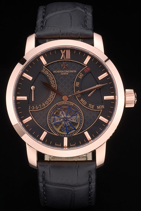 Vacheron Constantin Luxury Leather Watch 80227