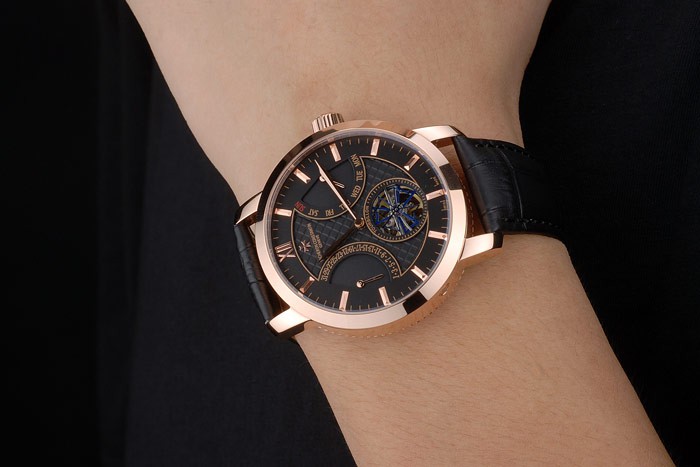 Vacheron Constantin Luxury Leather Watch 80227 - Image 2