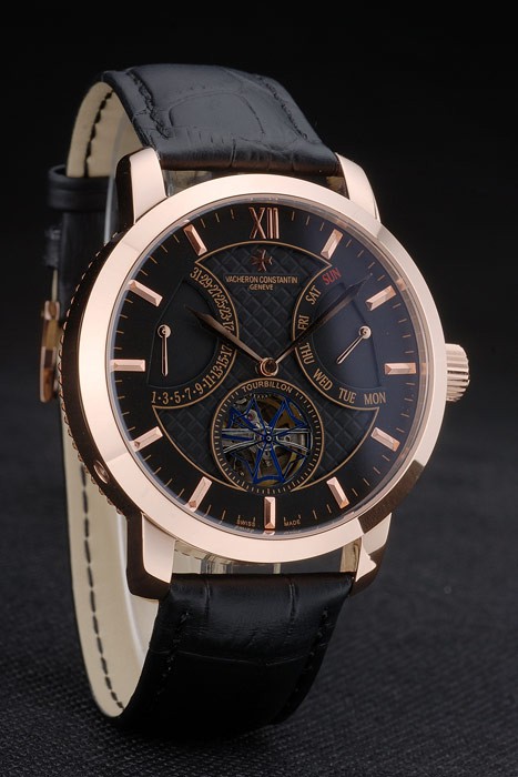 Vacheron Constantin Luxury Leather Watch 80227 - Image 3