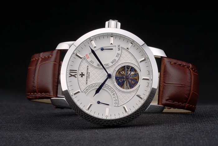 Vacheron Constantin Luxury Leather Watch 80228 - Image 4