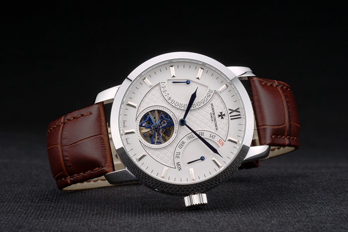 Vacheron Constantin Luxury Leather Watch 80228 - Image 5