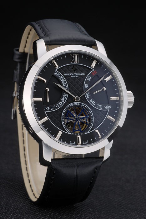 Vacheron Constantin Luxury Leather Watch 80229 - Image 3