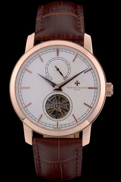 Vacheron Constantin Luxury Leather Watch 80166