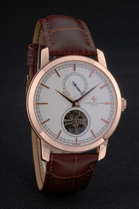 Vacheron Constantin Luxury Leather Watch 80166 - Image 3