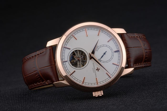 Vacheron Constantin Luxury Leather Watch 80166 - Image 4