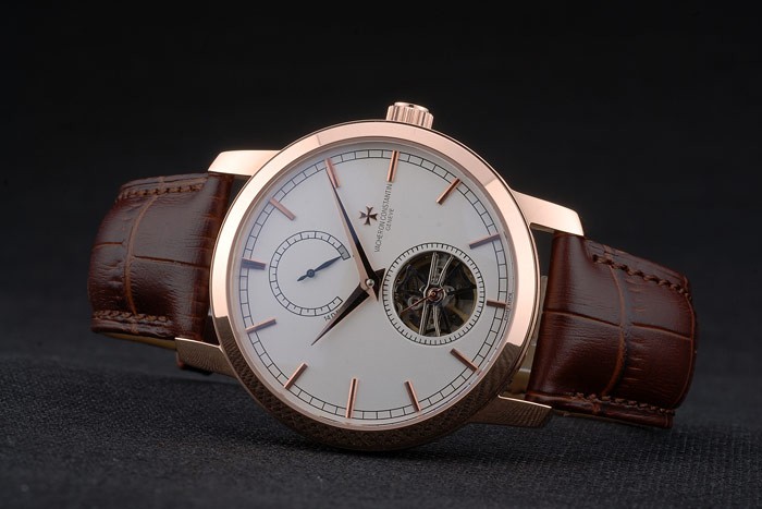 Vacheron Constantin Luxury Leather Watch 80166 - Image 5