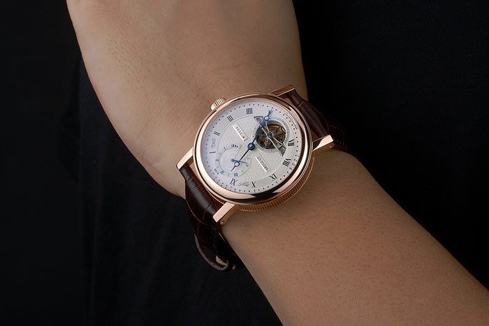 Breguet Classique Complications Rose Gold Case Dark Brown Leather Strap 80154 - Image 2
