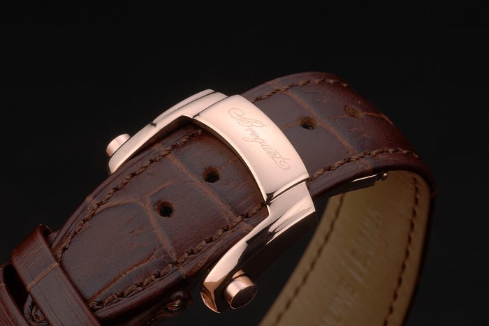 Breguet Classique Complications Rose Gold Case Dark Brown Leather Strap 80154 - Image 6