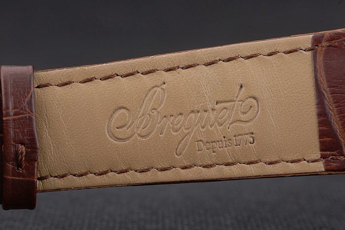 Breguet Classique Complications Rose Gold Case Dark Brown Leather Strap 80154 - Image 9