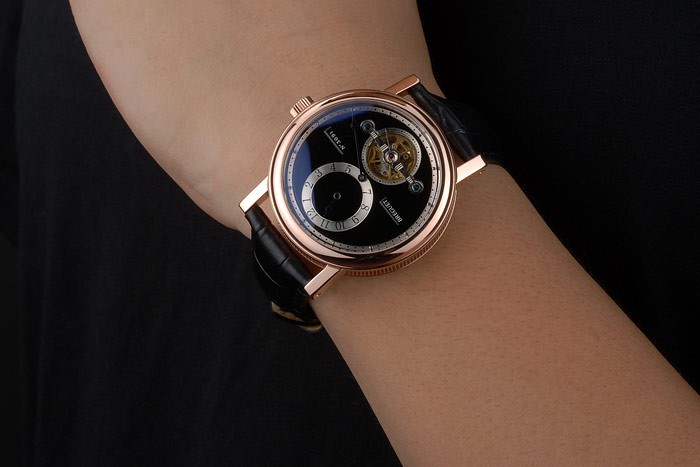 Breguet Classique Complications Rose Gold Case Black Leather Strap 80155 - Image 3