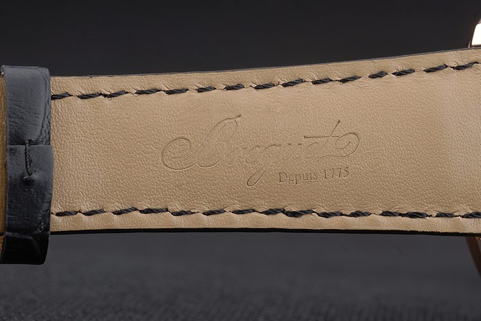 Breguet Classique Complications Rose Gold Case Black Leather Strap 80156 - Image 11