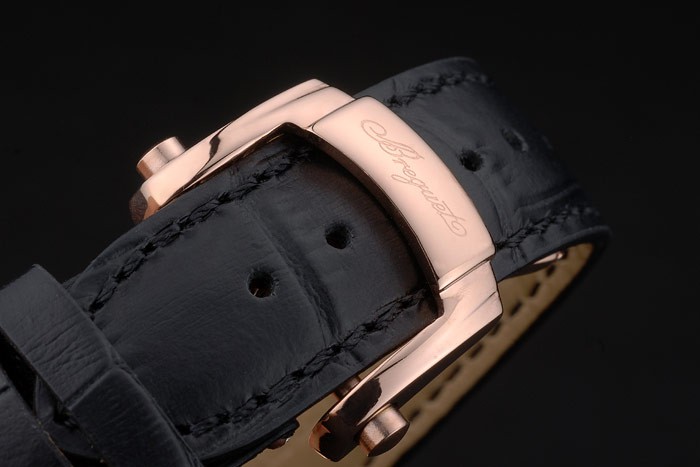 Breguet Classique Complications Rose Gold Case Black Leather Strap 80156 - Image 7
