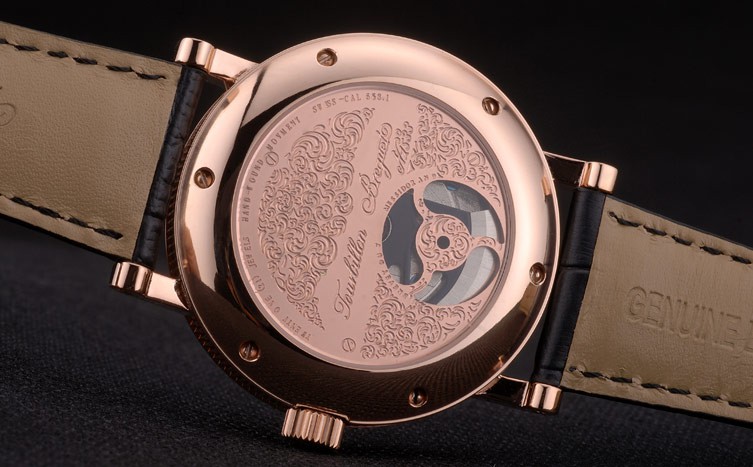 Breguet Classique Complications Rose Gold Case Black Leather Strap 80156 - Image 9