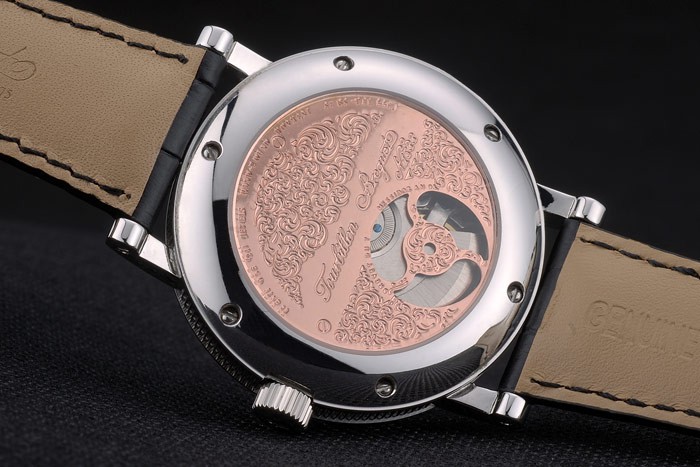 Breguet Classique Complications Stainless Steel Case Black Leather Strap 80157 - Image 9