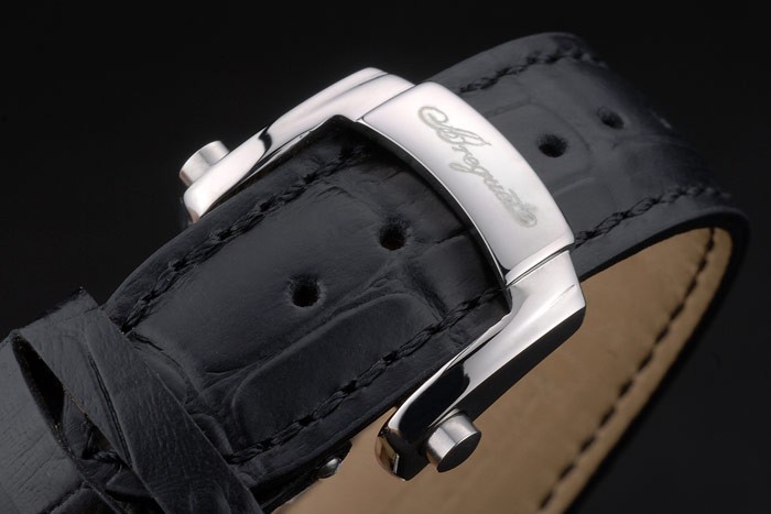 Breguet Classique Complications Stainless Steel Case Black Leather Strap 80158 - Image 7