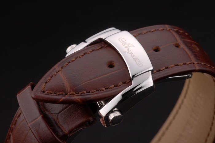 Breguet Classique Complications Stainless Steel Case Brown Leather Strap 80159 - Image 7