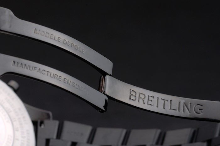 Breitling Certifie Black Stainless Steel Strap Black Dial Chronograph 80172 - Image 6