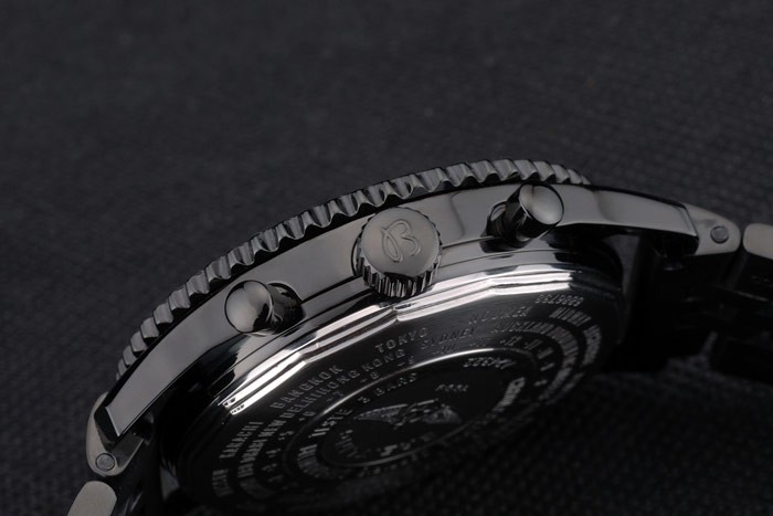 Breitling Certifie Black Stainless Steel Strap Black Dial Chronograph 80172 - Image 8