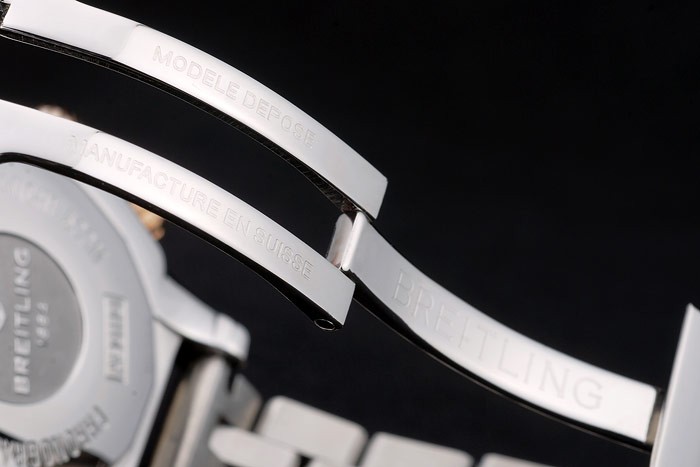 Swiss Breitling Certifie Stainless Steel Bezel White Dial 80289 - Image 6