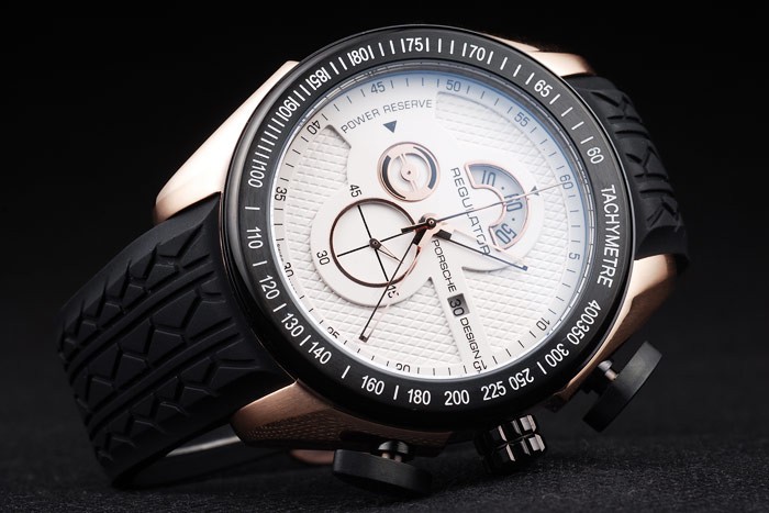 Porsche Regulator Power Reserve Alta Copia Watches 4659 - Image 2