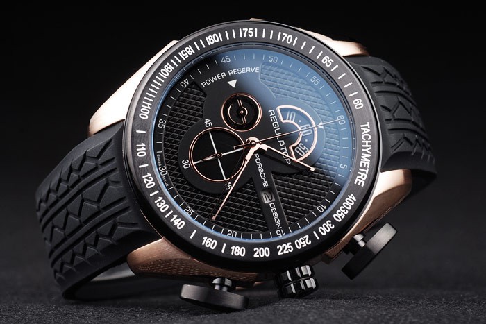 Porsche Regulator Power Reserve Alta Copia Watches 4658 - Image 2