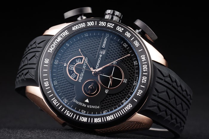 Porsche Regulator Power Reserve Alta Copia Watches 4658 - Image 3