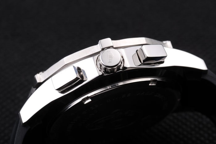 Tag Heuer Aquaracer Tachymeter Bezel Black Dial Black Rubber Strap - Image 6