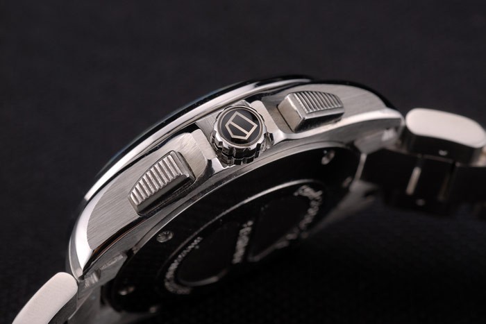 Tag Heuer Carrera Stainless Steel Case and Strap Black Dial 7909 - Image 10