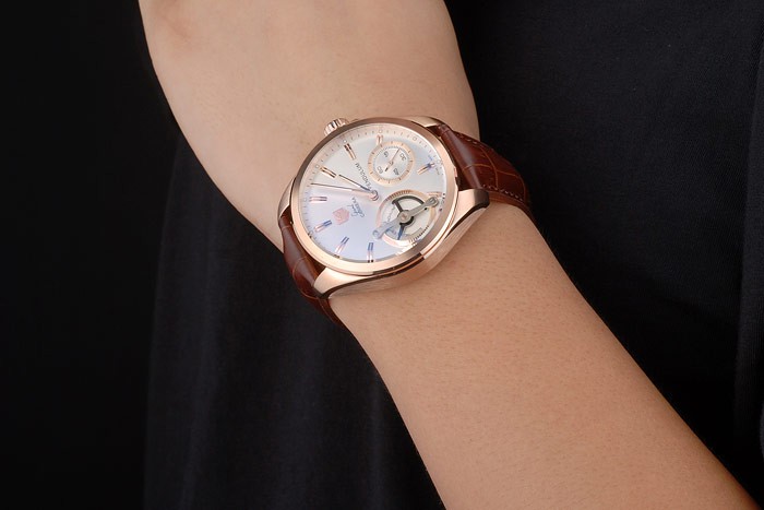 Tag Heuer Carrera Pendulum Brown Leather Strap 7918 - Image 3