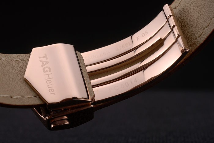 Tag Heuer Carrera Pendulum Brown Leather Strap 7918 - Image 8