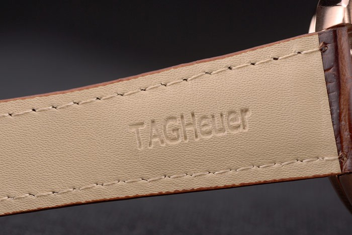 Tag Heuer Carrera Pendulum Brown Leather Strap 7918 - Image 9