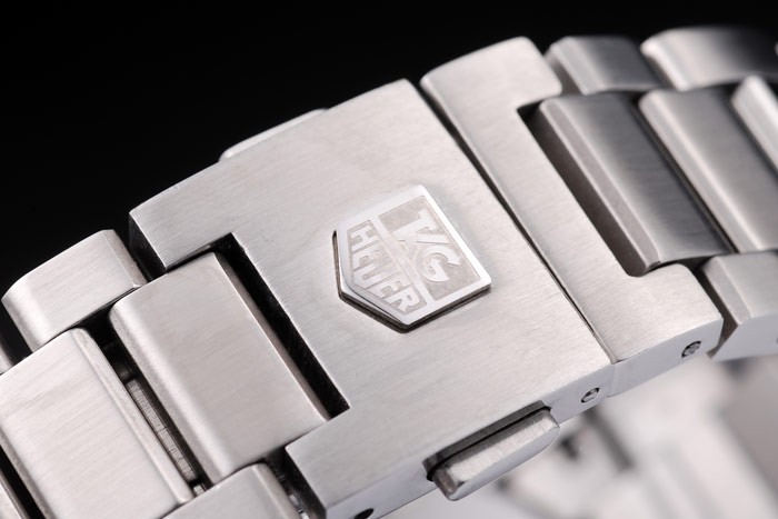 Tag Heuer Carrera Tachymeter Bezel White Dial Stainless Steel Strap - Image 4