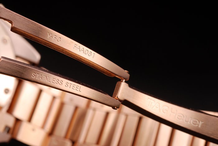 Tag Heuer Carrera Rose Gold Case Black Dial - Image 7