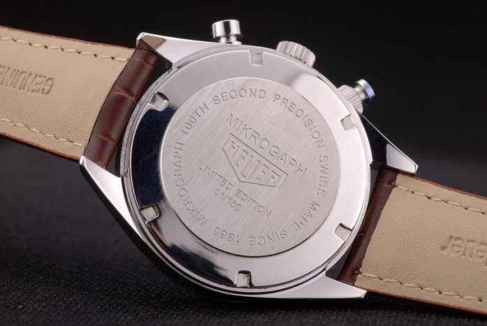 Tag Heuer Mikrograph Limited Edition Brown Leather Strap 7916 - Image 11
