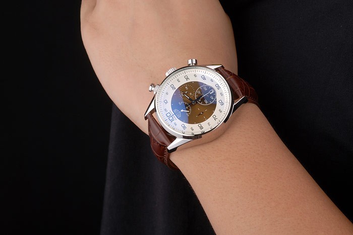 Tag Heuer Mikrograph Limited Edition Brown Leather Strap 7916 - Image 3