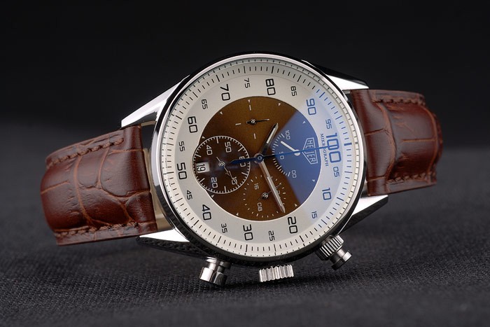 Tag Heuer Mikrograph Limited Edition Brown Leather Strap 7916 - Image 5