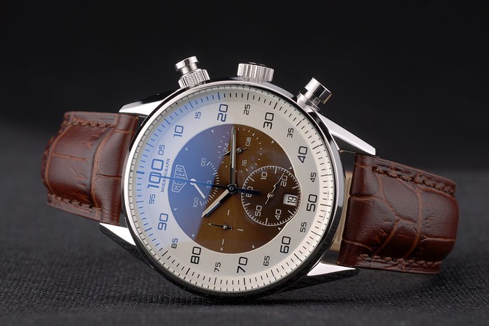 Tag Heuer Mikrograph Limited Edition Brown Leather Strap 7916 - Image 6