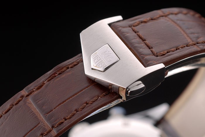 Tag Heuer Mikrograph Limited Edition Brown Leather Strap 7916 - Image 7