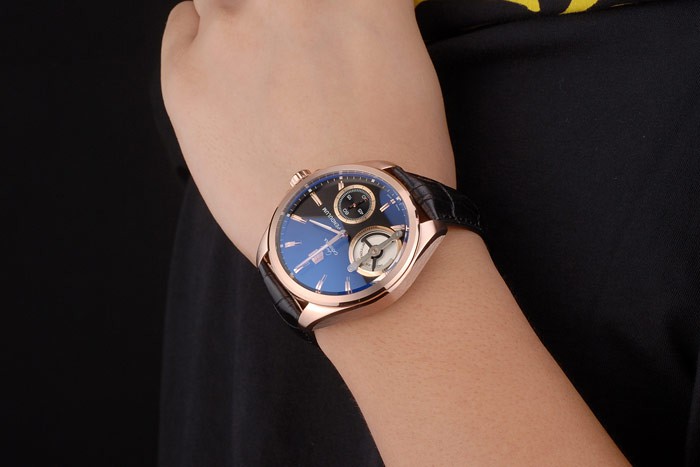 Tag Heuer Carrera Pendulum Black Leather Strap 7919 - Image 2