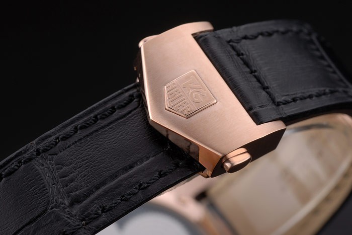 Tag Heuer Carrera Pendulum Black Leather Strap 7919 - Image 6